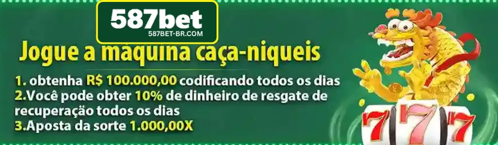 Promoção convide amigos 587BET cassino
