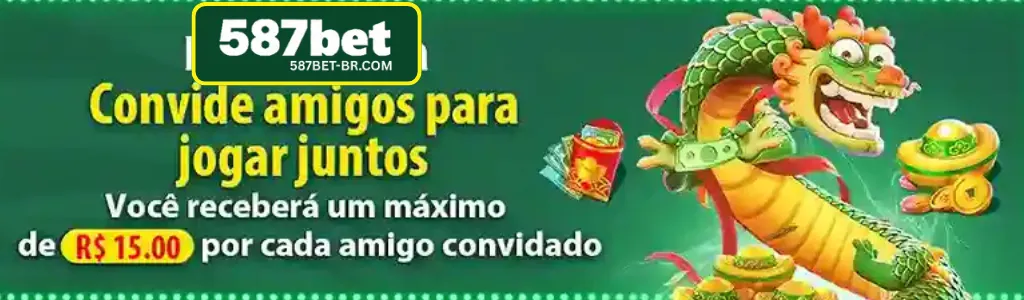 Promoção convide amigos para jogar juntos no 587BET cassino